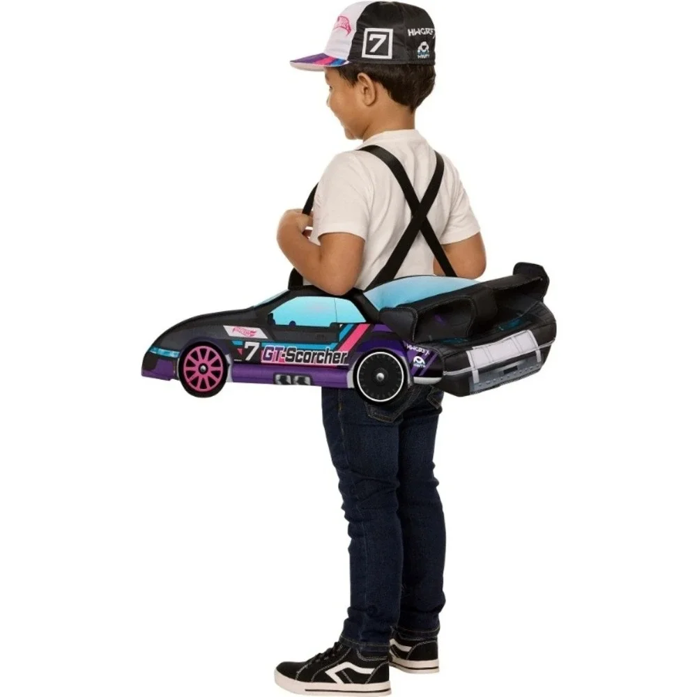 Hot Wheels Light Up Ride Along GT Scorcher Child Costume One Size to 6 yr. NEW‎